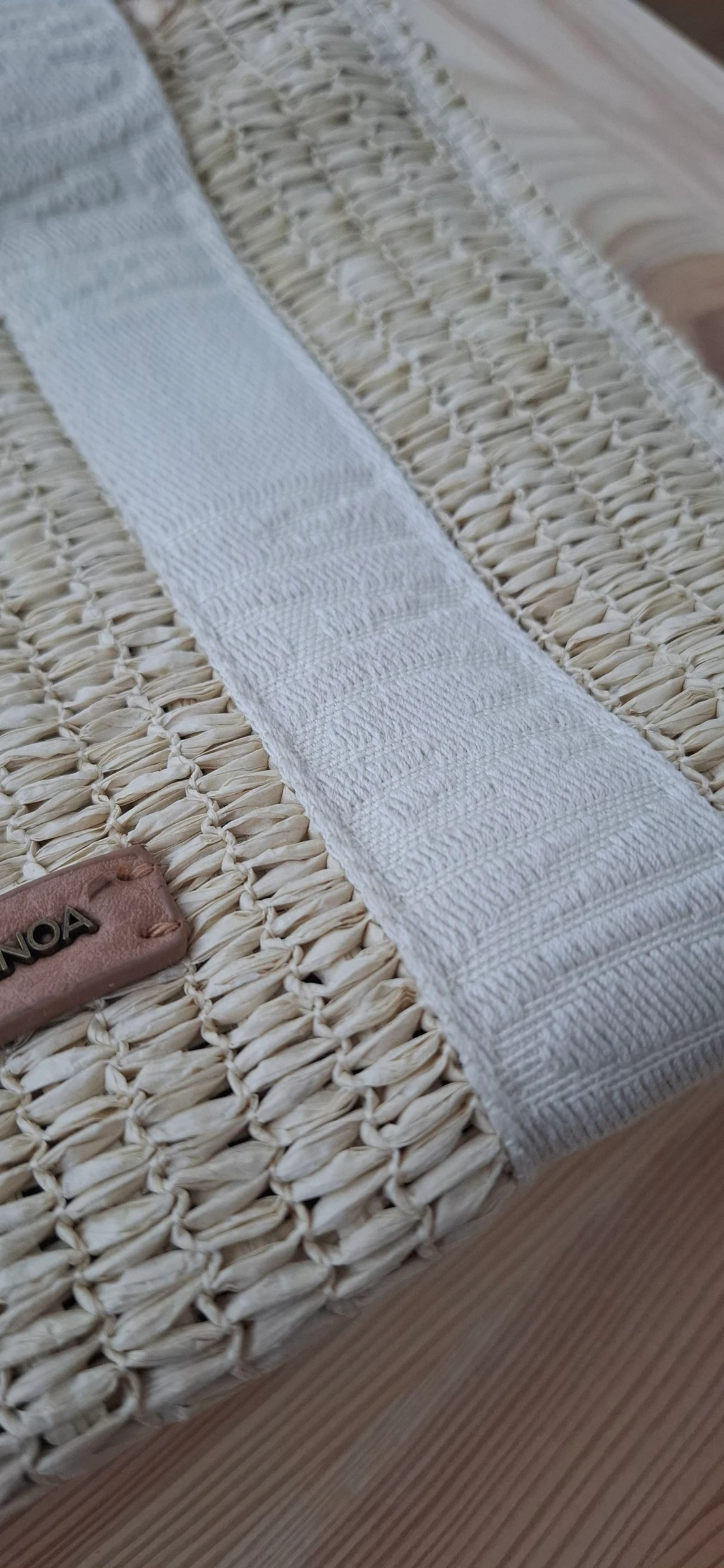 🤎 Sac à main bandoulière effet paille / jute – bohème chic – neuf – photo 5